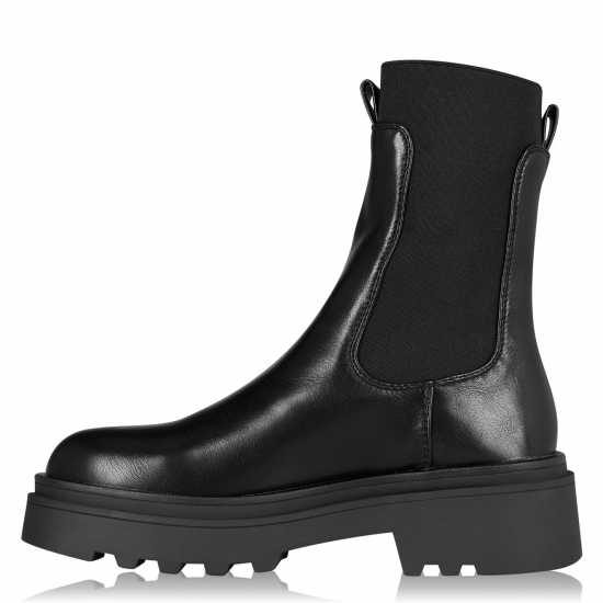 Fergus Calf High Boots Black - Дамски ботуши