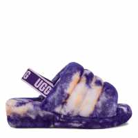 Ugg Fluffy Yea Print Sandals Violet Night Чехли