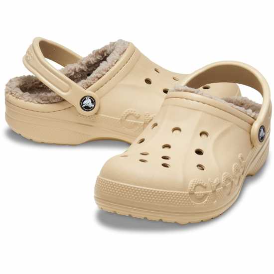 Crocs Baya Lined Mule Slippers Чай 