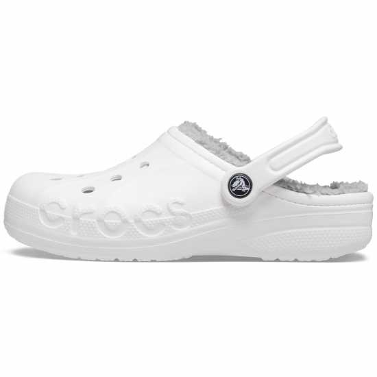 Crocs Baya Lined Mule Slippers Бяло/Сиво 