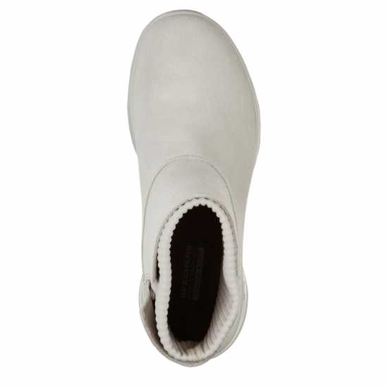 Skechers Мъжки Боти Otg Undergrad Womens Ankle Boots Cream Дамски ботуши