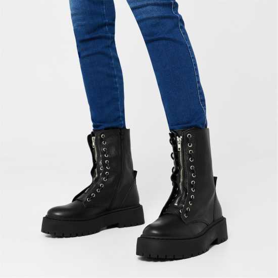 Steve Madden Мотоциклетни Ботуши Odilia Biker Boots  