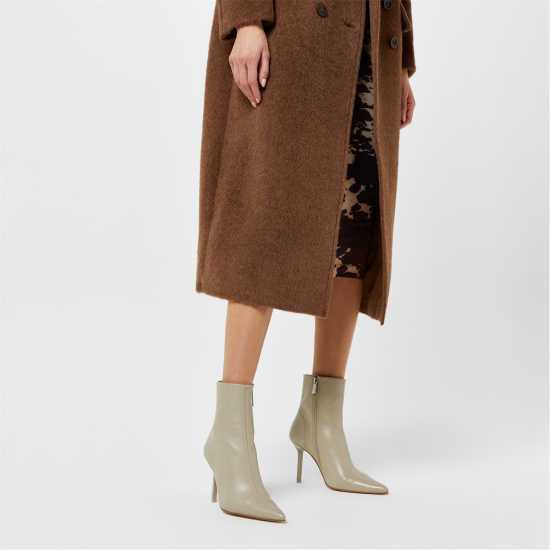 Steve Madden Боти Lyanna Ankle Boots Greige Leath 