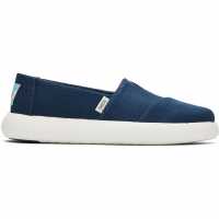 Toms Mallow Heritage Trainers Синьо Дамски платненки и гуменки