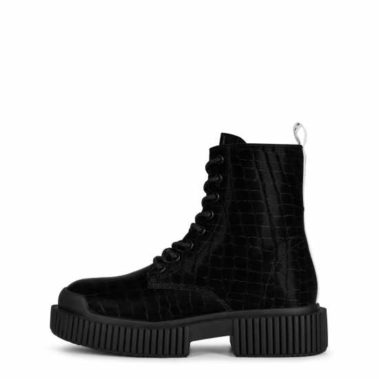 Armani Exchange Мотоциклетни Ботуши Women's Calf Leather Biker Boots Armani Exchange Мотоциклетни Ботуши Women's Calf Leather Biker Boots