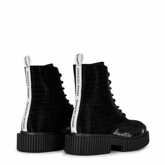 Armani Exchange Мотоциклетни Ботуши Women's Calf Leather Biker Boots Armani Exchange Мотоциклетни Ботуши Women's Calf Leather Biker Boots