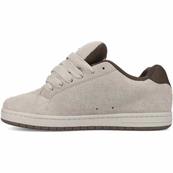 DC Men's Gaveler Low Skate Shoes Taupe/White 