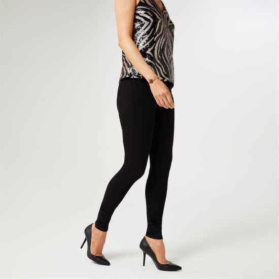 Biba Women's Kendall Stiletto Court Shoes Черна кожа 