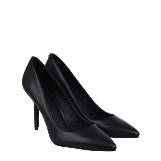 Biba Women's Kendall Stiletto Court Shoes Черна кожа 