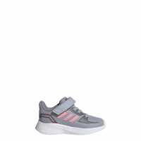 Adidas Runfalcon 2.0 Shoes Kids Halo Silver / Super Pop / Grey Детски маратонки