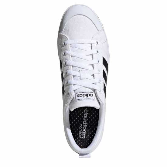Adidas Мъжки Маратонки Bravada Mens Trainers Бяло/Черно Мъжки високи кецове