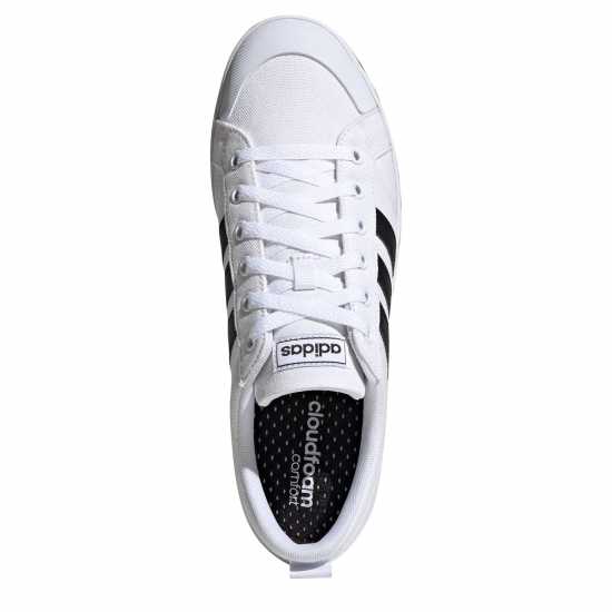 Adidas Мъжки Маратонки Bravada Mens Trainers White/Black Мъжки високи кецове