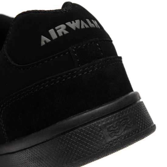 Airwalk Мъжки Скейт Обувки Brock Mens Skate Shoes Black Мъжки текстилни маратонки и платненки
