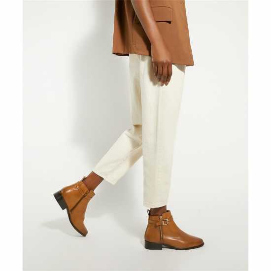 Боти Dune London Pepi Ankle Boots Кафяво Дамски ботуши