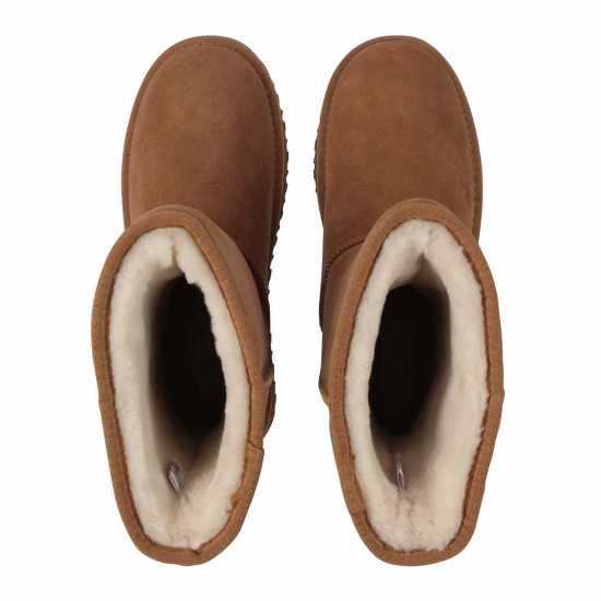 Ботуши С Топла Подплата Jack Wills High Snug Boots Tan Дамски ботуши