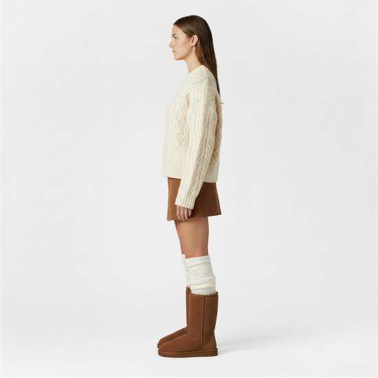 Jack Wills High Snug Boots Кафяво Ботуши С Топла Подплата Jack Wills High Snug Boots Кафяво