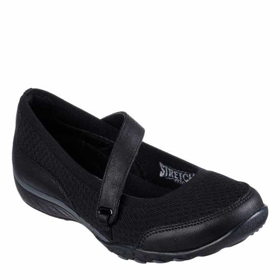 Skechers Relaxed Fit: Breathe-Easy - Sweet Joy Black Knit Дамски обувки