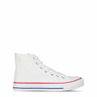 Wide It High Top Canvas Trainers