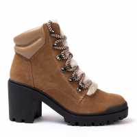 Golddigga Suede Heel Women Boots  
