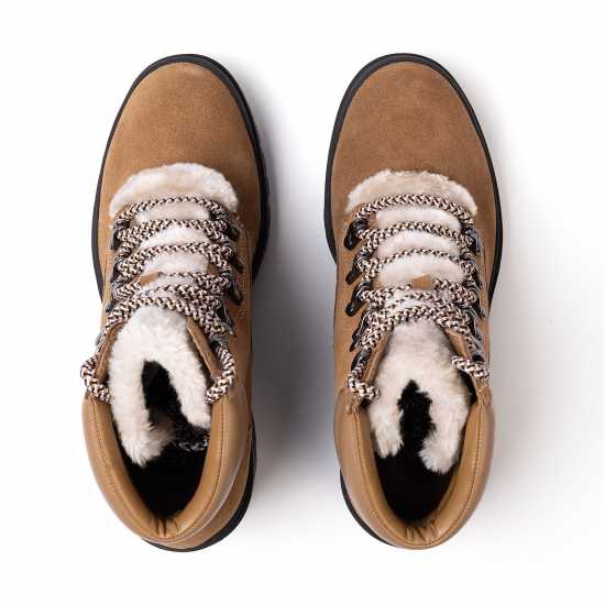 Golddigga Suede Heel Women Boots  