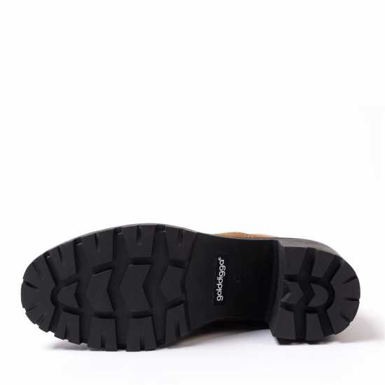 Golddigga Suede Heel Women Boots  