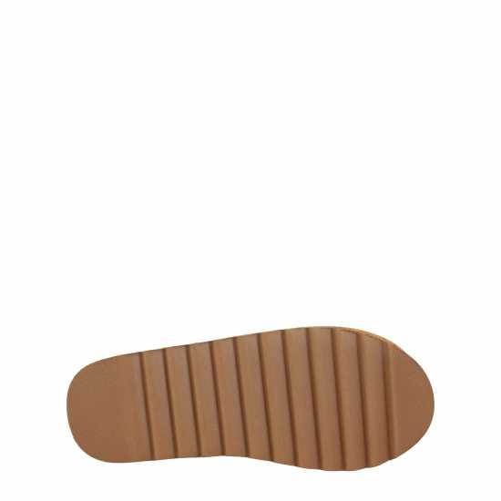 Боти Be You Borg Trim Mule Flat Ankle Boots Кафяво 