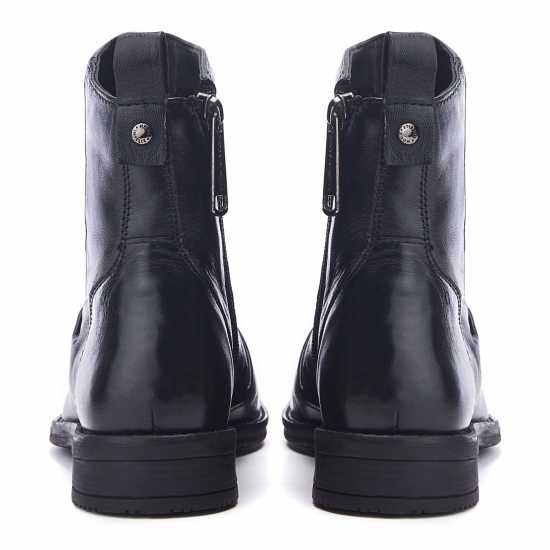 Moda In Pelle Боти Women's Brandish Tan Leather Flat Ankle Boots ЧЕРЕН 