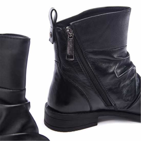 Moda In Pelle Боти Women's Brandish Tan Leather Flat Ankle Boots ЧЕРЕН 