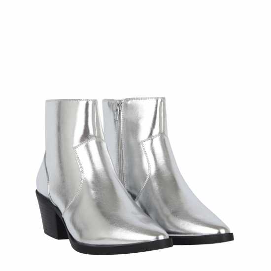 You Metallic Western Boot  