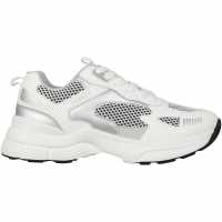 I Saw It First Lace Up Airtex Panel Sports Trainers  Дамски маратонки