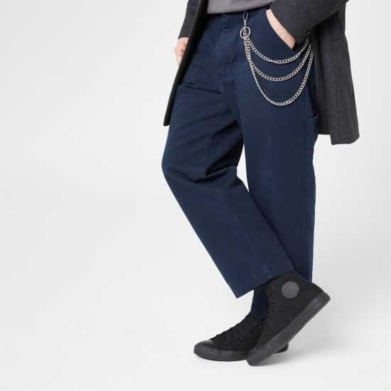 Платнени Кецове Converse Lifestyle As Mono Canvas High Tops Mens Черно 001 Мъжки маратонки