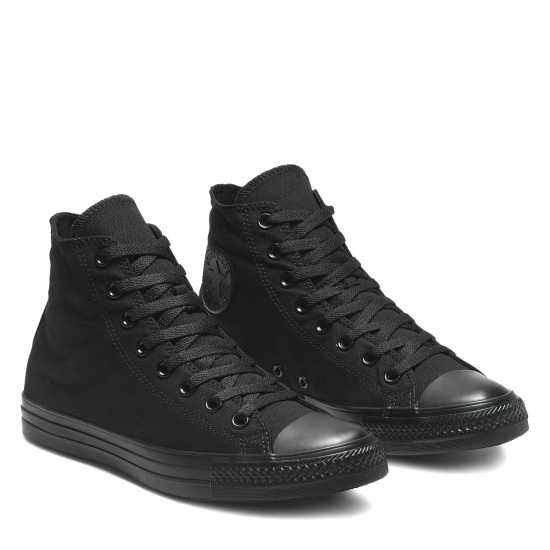 Платнени Кецове Converse Lifestyle As Mono Canvas High Tops Mens Черно 001 Мъжки маратонки