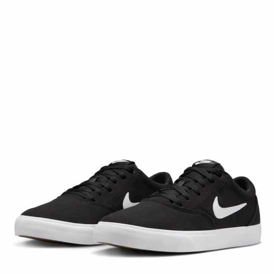 Мъжки текстилни маратонки и платненки Nike Charge Canvas Trainers Mens Черно/Бяло/Гума Nike Charge Canvas Trainers Mens Черно/Бяло/Гума Мъжки текстилни маратонки и платненки