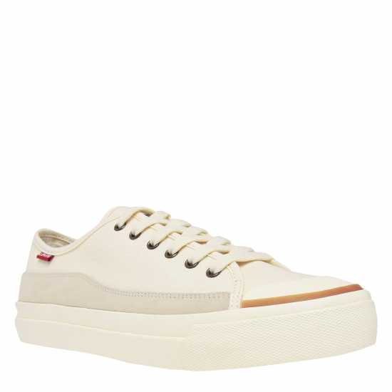 Levis Ниски Мъжки Маратонки Square Canvas Low Trainers Mens  