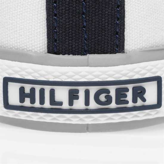Tommy Hilfiger 1D Canvas Trainers Бяло Мъжки маратонки