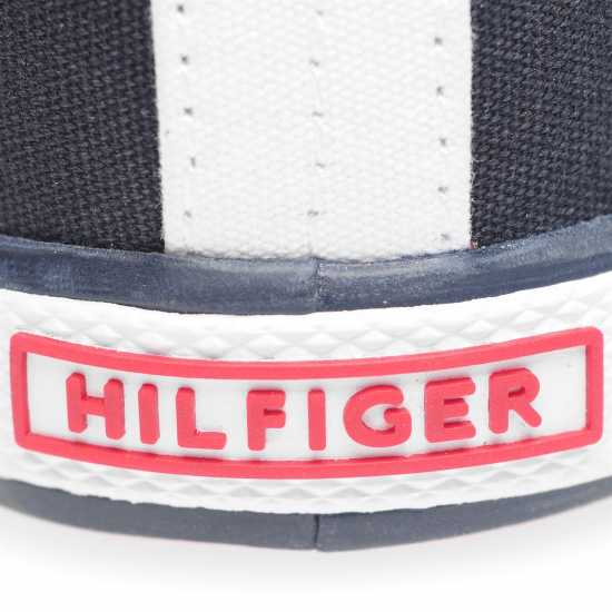Tommy Hilfiger 1D Canvas Trainers Полунощ Мъжки маратонки