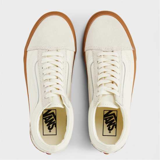 Vans Ниски Маратонки Adults Old Skool Marshmallow/gum Canvas Low Trainers Vans Ниски Маратонки Adults Old Skool Marshmallow/gum Canvas Low Trainers