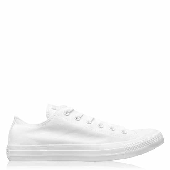 Мъжки маратонки Converse Lifestyle Chuck Taylor All Star Mono Canvas Trainers Бяло 137 Converse Lifestyle Chuck Taylor All Star Mono Canvas Trainers Бяло 137 Мъжки маратонки