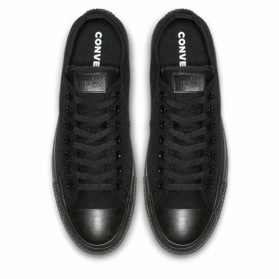 Мъжки маратонки Converse Lifestyle Chuck Taylor All Star Mono Canvas Trainers Черно 001 Converse Lifestyle Chuck Taylor All Star Mono Canvas Trainers Черно 001 Мъжки маратонки