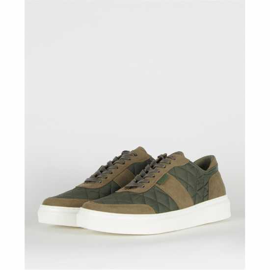Barbour Liddesdale Diamond-Quilted Trainers  