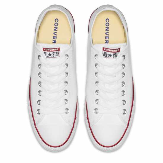 Мъжки маратонки Converse Lifestyle Chuck Ox Canvas Trainers Бяло 102 Converse Lifestyle Chuck Ox Canvas Trainers Бяло 102 Мъжки маратонки