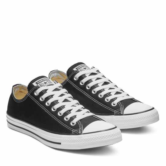 Мъжки маратонки Converse Lifestyle Chuck Ox Canvas Trainers Черно 001 Converse Lifestyle Chuck Ox Canvas Trainers Черно 001 Мъжки маратонки