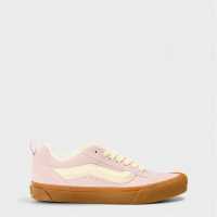 Vans Adults Knu Skool Gum Sepia Rose Canvas Trainers  