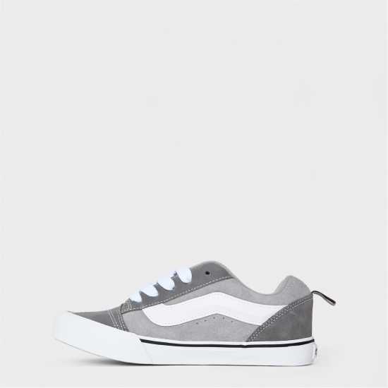 Vans Knu Skool Black/white Canvas Trainers Сиво/Бяло 