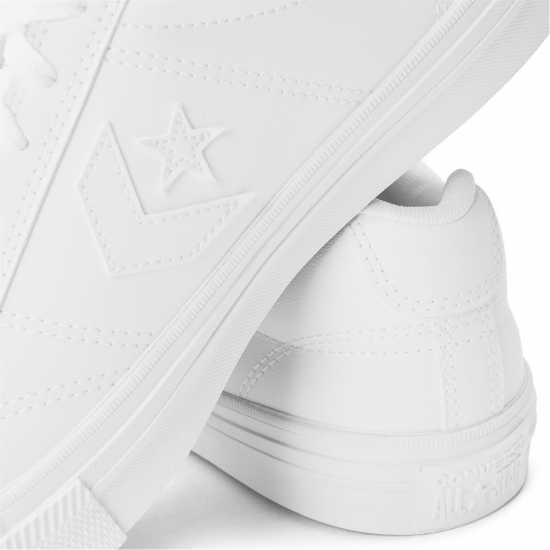 Converse Men's Canvas Trainers White/White 