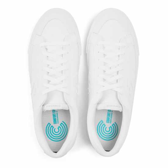 Converse Men's Canvas Trainers White/White 