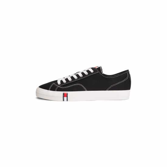 Tommy Jeans Men's Canvas Trainers Black 
