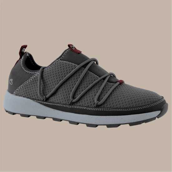 Craghoppers Маратонки Без Връзки Men's Locke Pack Slip On Trainers Black Pepper 