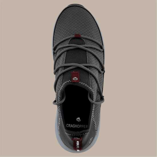 Craghoppers Маратонки Без Връзки Men's Locke Pack Slip On Trainers Black Pepper 