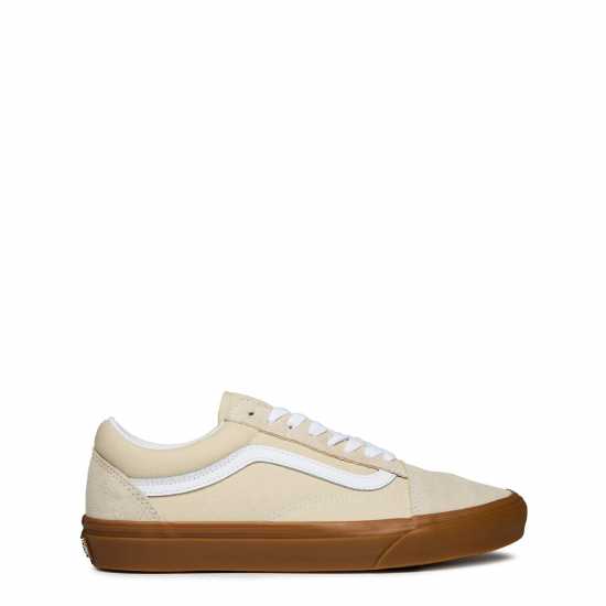 Vans Платнени Ниски Обувки Old Skool Canvas Low Top Mens Oat/Gum 